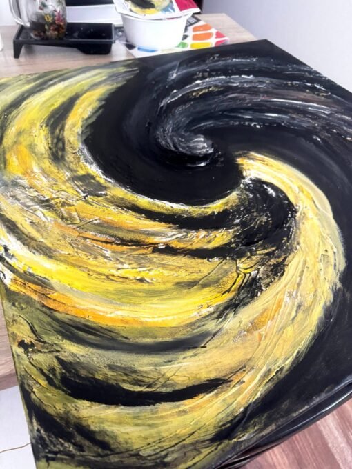 Handmade 3D art Abstract Connection wall art painting