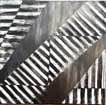 Handmade 3D art Abstract wall art painting geometic