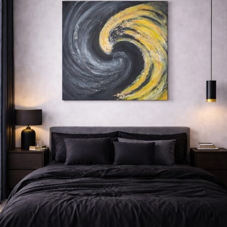 Handmade 3D art Abstract Connection 70x70